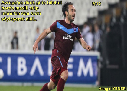 TRABZONSPOR AVRUPAYA,BJK 1-1 TRB