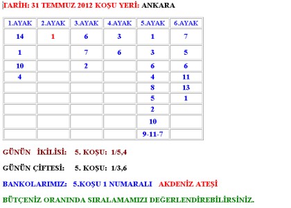 ALTILI BULDURMAYA DEVAM EDYORUZ.