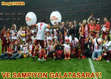 2013 SEZONU AMPYONU UZAK ARA GALATASARAY OLDU
