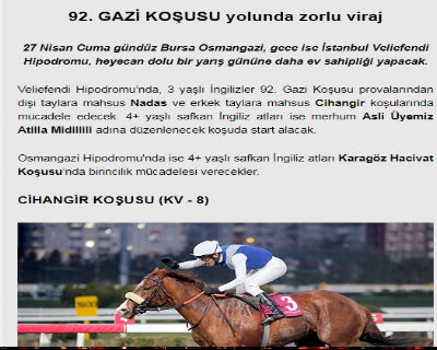 92. GAZ KOUSU yolunda zorlu viraj