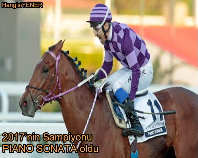 2017nin GAZ ampiyonu PIANO SONATA oldu